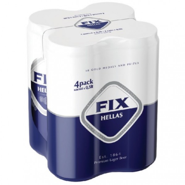 Μπύρα FIX Hellas (4x500ml)