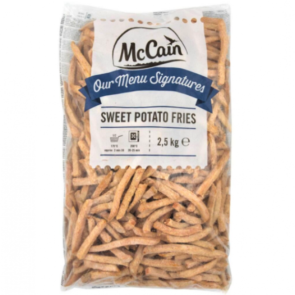 Γλυκοπατάτες MCCAIN sticks κατεψυγμένες (2,5kg)