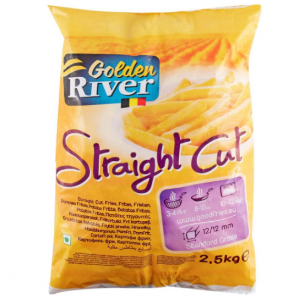 Πατάτες GOLDEN RIVER κατεψυγμένες 12x12 (2,5kg)