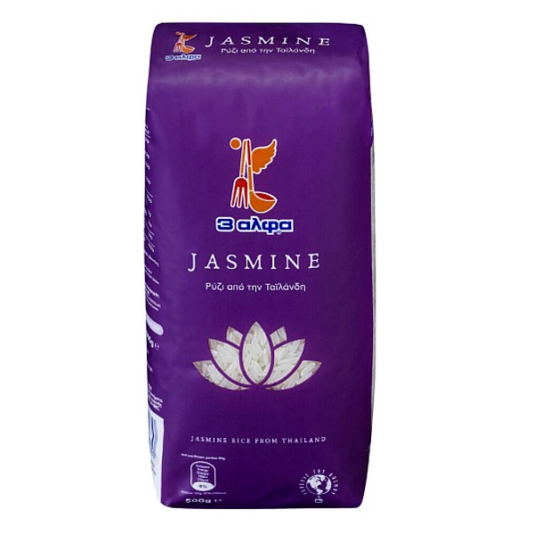 Ρύζι 3 ΑΛΦΑ jasmine (500g)