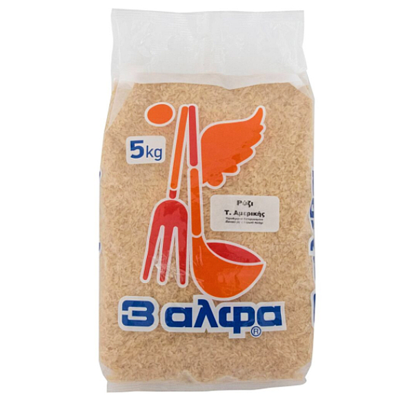 Ρύζι 3 ΑΛΦΑ parboiled (5kg)