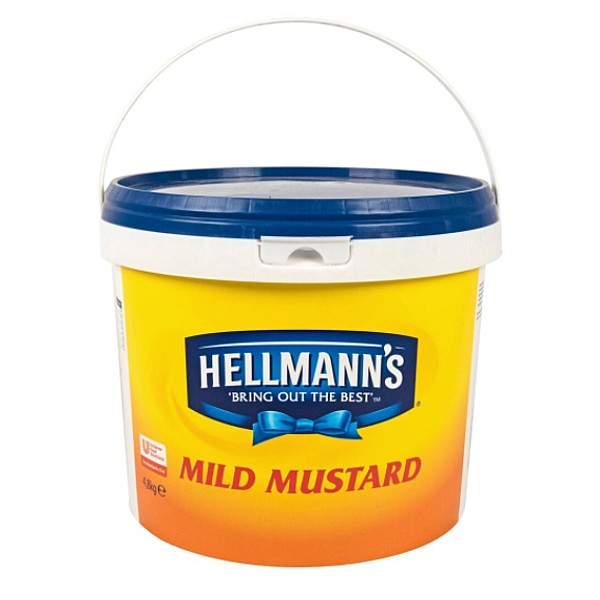 Μουστάρδα HELLMANN'S απαλή (4,8kg)