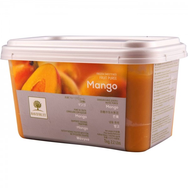 Πουρές μάνγκο 90% RAVIFRUIT (πούλπα) κατεψυγμένος (1kg)
