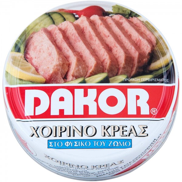 Κονσέρβα DAKOR χοιρινό σε συσκευασία easy open (200g)