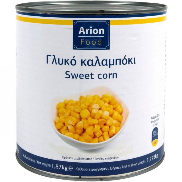 Κονσέρβα ARION FOOD καλαμπόκι σε κόκκους (1,87kg)