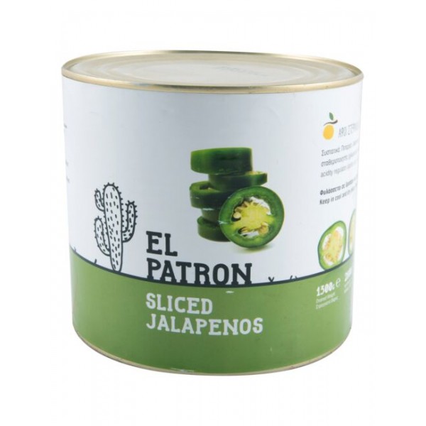 Jalapenos EL PATRON σε ροδέλες (2,6kg)