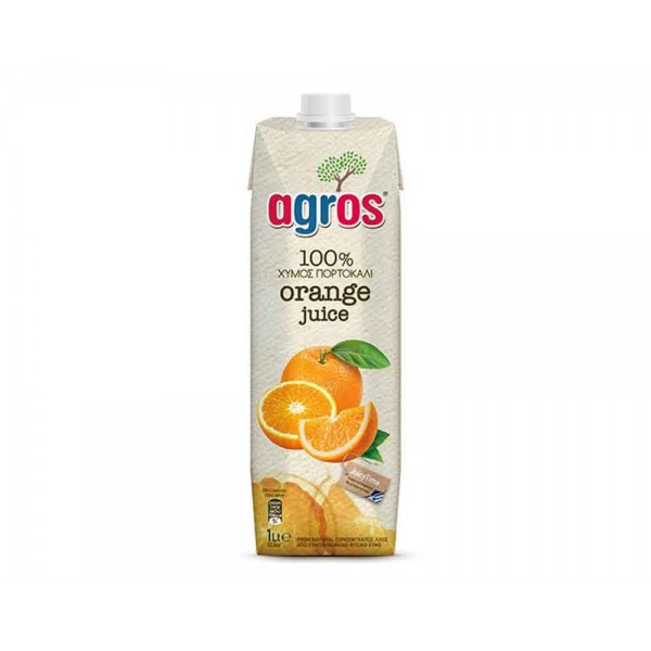 Φυσικός χυμός ΑΓPΟΣ πορτοκάλι (1Lt)